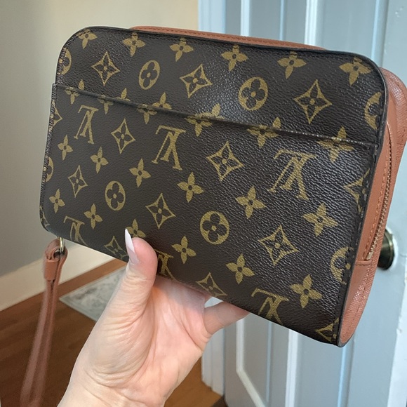 ❌SOLD❌1996 authentic Louis Vuitton Orsay clutch large wristlet - Picture 7 of 17